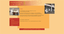 Desktop Screenshot of hautarztpraxis-in-der-droote.com
